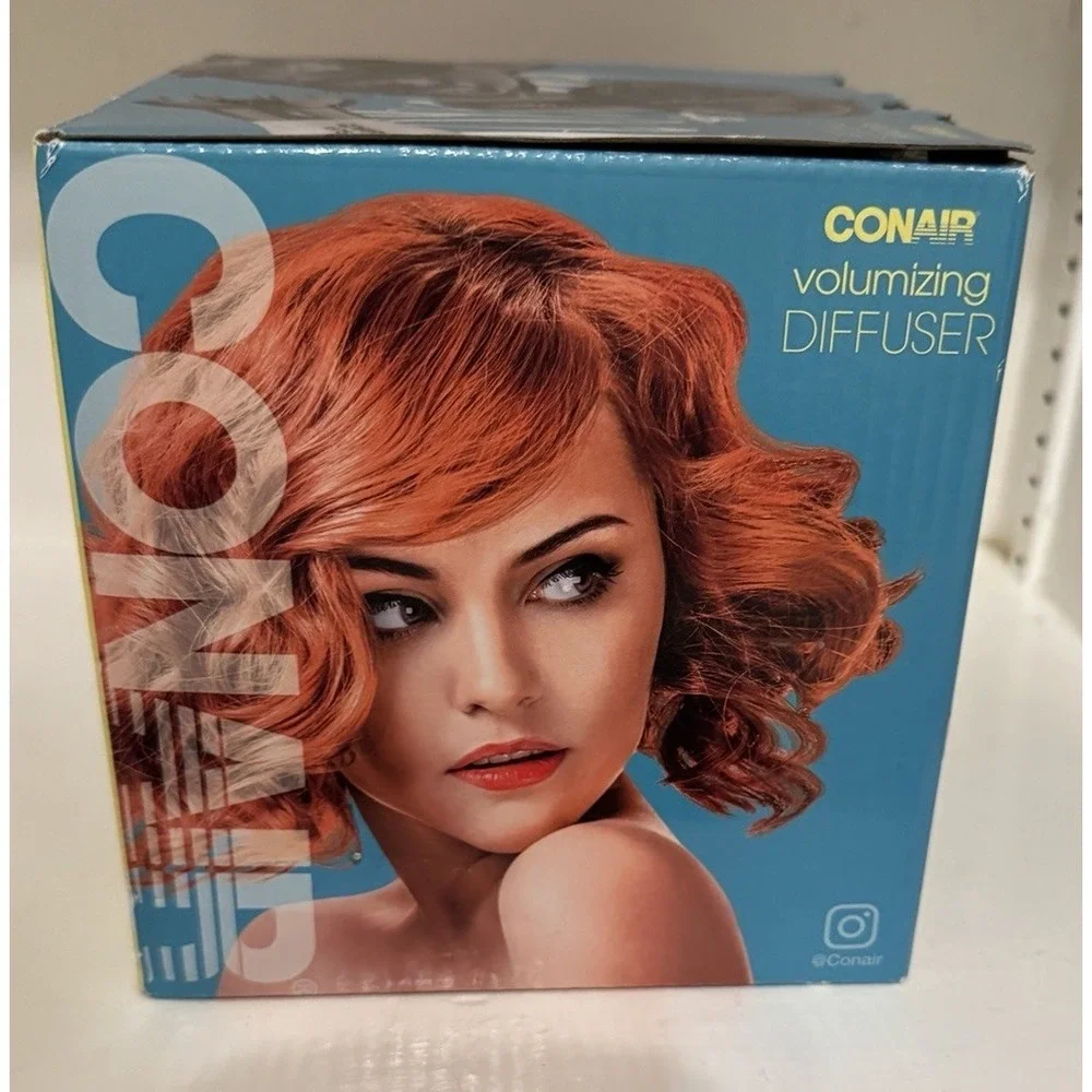 Conair Volumizing Diffuser Hair Dryer Attachment Frizz Free Curls New Open Box